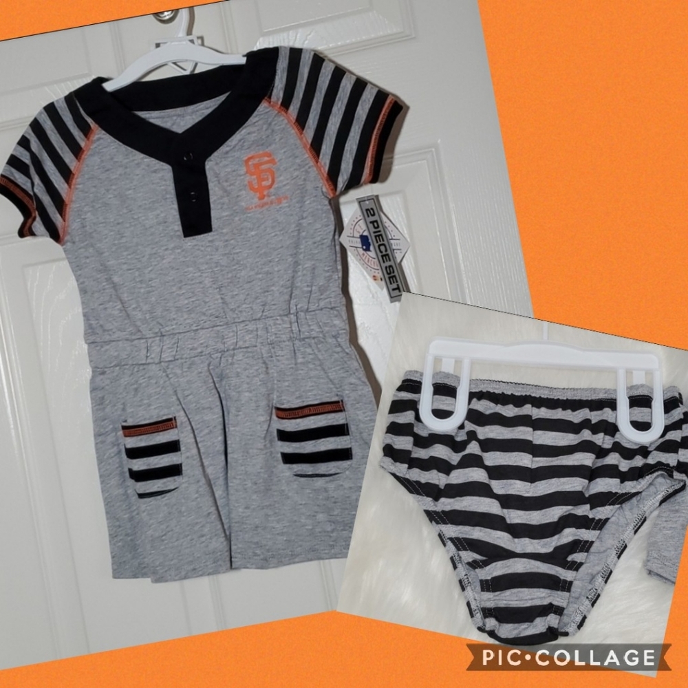 San Francisco Giants Team Dress & Bloomers Set